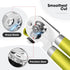 Manual Can Opener with Magnet, Handheld Can Openers with Sharp Blade, Smooth Edge, Big Effort-Saving Knob, Lime Green
