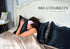 100% Mulberry Silk Pillowcase for Hair and Skin, 22 Momme Natural Silk Pillow Cover with Zipper (Navy Blue, Standard