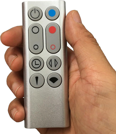Replacement Remote Control for Dyson Pure Hot+Cool Fan Purifying Heater HP00 HP01, Part NO.967197-13 (Silver)