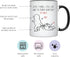 YouNique Designs 7th Anniversary Coffee Mug, 11 Ounces, Funny Wedding Anniversary Cup for Couple, Black Handle