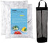 Fresh Keeping Bags, 200 PCS Reusable Plastic Bowl Covers, 1 PCS Plastic Bag Holder, Elastic Storage Wraps
