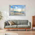 Beach Wall Decor Window View Posters - Ocean Seagull Landscape Picture Print on Canvas for Bedroom, Living Room