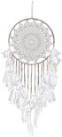Tvoip Dream Catcher - Handmade Feather Dreamcatchers for Wall Hanging, Bedroom Home Decoration (Dia 15.75inch)