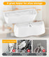 DegMongee 2-Pack Closet Wall Mounted Shoe Rack with Sticky Strips, Space Saving Hanging Shoe Rack, No-Drill Hanging