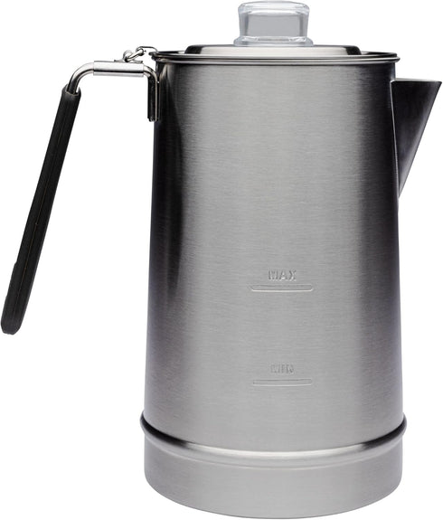 Stanley 1.1QT Coffee Percolator, Stainless Steel Wide Mouth Coffee Press, Large Capacity