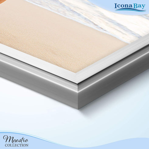 Icona Bay 4x6 Picture Frames Set (Silver, 12 Pack), Classy Contemporary Style from Maestro Collection