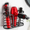 YIGII Hair Dryer Holder - Wall Mount Organizer for Bathroom, Adhesive Blow Dryer Holder for Hot Tools, Black