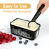 Scoop,7 inches Ice Cream Nonstick Anti-Freeze One Piece Aluminum Scooper Spoon, Heavy Duty Durable Design, Easy Clean