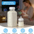 1 Pack 16 Oz Syntic Glass Milk Storage Bottle with Airtight Lid & Pour Spouts, Milk Storage Containers for Fridge