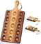 Gerrii Reversible Wooden Deviled Egg Platter Deviled Egg Tray Charcuterie Board Cutting