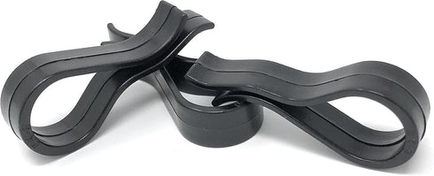 Strut Clip - Grid Towels Scarf Hanger Pant Plastic Jet Clips Garment Shirt Coat Sweater Trousers Pack (100 Black)