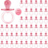 Jetec 48 Pieces 2.5 Inch Acrylic Baby Pacifiers Gender Reveal Party Decorations for
