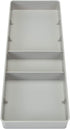 Kitchen Details 3 Compartment Adjustable Drawer Organizer | Utensil & Gadget Holder Tray | Cabinet & Storage