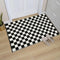 Seavish Checkered Rug, 2x3 Ft - Moroccan Black and White Outdoor Washable Cotton Woven Area Rug for Entryway