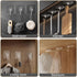 TocTen 24 Pack Heavy Duty Adhesive Hooks, 30lb Max, Damage Free Self-Adhesive Clear Wall Hooks for Bathroom Kitchen
