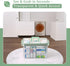 15QT ANYPROLUS Clear Medicine Organizer Box with Handle, Plastic Medicine Container with Tray First Aid Box Empty
