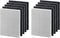 Nispira True HEPA Filter + Activated Carbon Pre Filter Set for Fellowes AeraMax 200 Purifier Model 190/200/DB55/DX55, 2