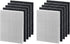 Nispira True HEPA Filter + Activated Carbon Pre Filter Set for Fellowes AeraMax 200 Purifier Model 190/200/DB55/DX55, 2