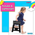 13 inch 2 Pack 300 LBS, Delxo Folding Step Stool, Non-Slip Foldable Stools Up to Step Stool with Handle, Lightweight