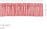 Farmhouse Red Country Buffalo Check Cotton Annie Kitchen Curtains - 16x72 Valance with Rod Pocket Hanging Loops