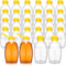 24 Pcs Clear Plastic Honey Bottles Plastic Skep Style Jar Honey Squeeze