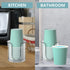 Countertop (2 Pack) Bathroom Cup Dispenser,Small Disposable Paper Cup Holder,Compact Mouthwash Cups Holder PC Cup