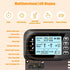 nolonly 4 Automatic Chicken Coop Door Solar Powered, LCD Screen Electric Auto Chicken Coop Door with Timer & Light