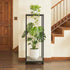 34" 2-Tier Tall Plant Stand Indoor, Modern Plant Shelf, Corner Flower Pot Holder Organizer for Living Room Balcony