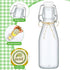 20 Pack Favors(5.07 oz,Clear) Queekay Mini Swing Top Glass Bottles for Vanilla Extract Homemade Olive Oil Bottles