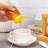 8 Pack 5oz Honey Squeeze Bottle, Refillable Small Squeeze Bottles for Honey, Plastic Honey Containers with Leak Proof
