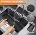 30 Inch 2 Silicone Magnetic Stove Top Shelf, Kitchen Shelf Over Stove Spice Rack Apartment Must Haves Kitchen Gadgets