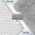 4x5.3 Amearea Premium Soft Area Rug Feet, Grey Rugs for Living Room, Fluffy Carpet for Bedroom Nursery Playroom Teen