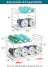 2 Water Bottle Organizer For Cabinet, Adjustable Tumbler Storage, Expandable Water Bottle Holder For Kitchen