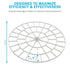 48 360 Incubator Warehouse Egg Trays for Small Quail/Bird Eggs - Durable Egg Tray for Nurture Right Egg Incubator