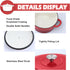 3qt TeamFar Dutch Oven, Small Enameled Cast Iron Dutch Oven Pot with Lid, For Bread Baking/Stewing/Braising/Frying