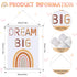 3 Fumete Pcs Boho Nursery Wall Art Decor, Be Brave, Dream Big, Stay Strong Rainbow Canvas Wall Art Poster for Boys