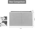 Storage Bins for Shelves, 3-Pack Medium Linen Organizers and Collapsible Baskets with Handles for Bedroom, Gray