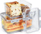 OTraki Bread Storage Container 2 Pcs Bread Boxs for Kitchen Counter Bread