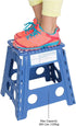 21048 15-Inch Folding Step Stool - Wide Plastic Step Stool for Adults, Garden, Foldable High Stool