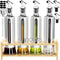 SINYWAY Oil Dispenser Bottle, 4 Pack Glass Olive Oil Dispenser Bottle with
