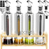 SINYWAY Oil Dispenser Bottle, 4 Pack Glass Olive Oil Dispenser Bottle with
