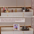 Skincare Makeup Fridge with Dimmable LED Light Mirror, 4L Portable Mini Fridge for Cosmetics, Skin Care