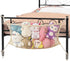 Stuffed Animal Storage Net for Kids, Bedside Organizer Net for Neatly Storing Stuffed Animals, Beige Cotton