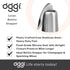 OGGI Stainless Steel Bottle Stopper Set - Stylish Wine Saver Stoppers with Airtight Sealer Levers for Champagne &