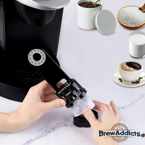 Water Filter for Keurig 1.0 Coffee Makers, Starter Kit: 6 Filters & 1 Filter Holder, Replacement Cartridges