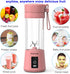 Portable Blender, Mini Personal Blender Bottles for Shakes and Smoothies, USB Rechargeable Cordless Electric Juicer Cup