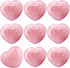 SUNYIK Assorted Natural Gemstones Carved Puff Heart Pocket Stone Set, Healing Palm Crystal Set, Pack of 8 (1")