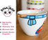 Bowl Bop Jesus Can I Get A Ramen? Japanese Ceramic Dinnerware Set, 16-Ounce Ramen Bowl and Wooden Chopsticks