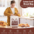 Seaury Kareen 2 Pack 1713Homemade Bread Bags, Bread Bags Reusable Linen with Plastic Lining, Large Loaf Storage Bags