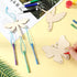 Leinuosen 30 Hummingbird Pcs Wind Chime Kit Wooden Wind Chimes Decorative Butterfly Windchimes Hanging Dragonfly DIY